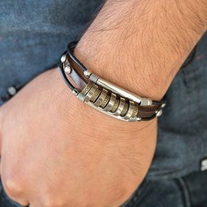 Men’s urban black bracelet